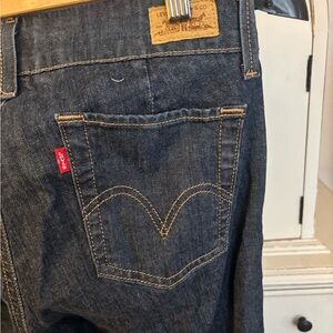 Levi's Deep Indigo Wide Leg Jeans 39 inches long